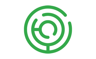 Circular maze icon