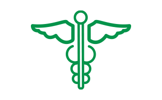 Icon of a caduceus, a medical symbol