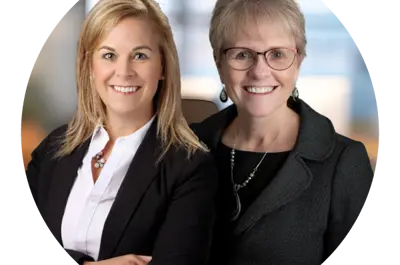 Headshot of Andrea Roberts and Shannon McGavin
