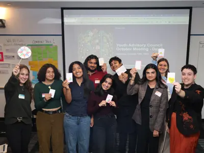 Youth advisory council team photo